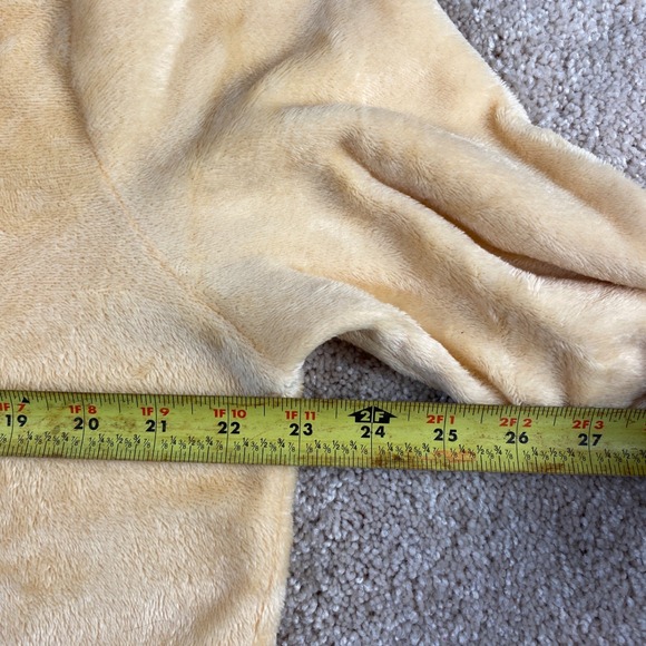 Disney Winnie The Pooh Hunny 100 Sleepwear Sleep Shirt‎ Top Plush Yellow L - Picture 4 of 8